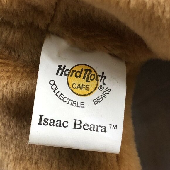 Hard Rock Cafe Denver Isaac Teddy Bear Plush Toy Adorable Stuffed Animal Tan 7" - Picture 3 of 6